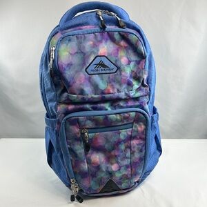 High Sierra Multicolor Backpack with Blue Accents
